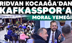 RIDVAN KOCAAĞA’DAN KAFKASSPOR’A MORAL YEMEĞİ