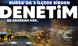 Bursa'da 3 ilçede birden denetim!