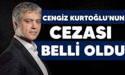 Cengiz Kurtoğlu'nun cezası belli oldu