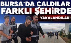 Bursa'da çaldılar.. Farklı şehirde yakalandılar