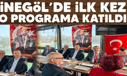 İnegöl'de ilk kez o programa katıldı