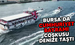 Bursa’da Cumhuriyet Bayramı coşkusu denize taştı