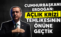 Cumhurbaşkanı Erdoğan'dan Dünya Gıda Günü mesajı