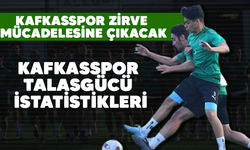 Kafkasspor zirve mücadelesine çıkacak! Kafkasspor- Talasgücü istatistikleri