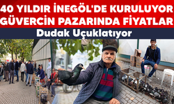 40 Yıldır İnegöl'de kuruluyor.. Güvercin Pazarında Fiyatlar Dudak Uçuklatıyor