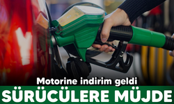 Sürücülere müjde: Motorine indirim geldi