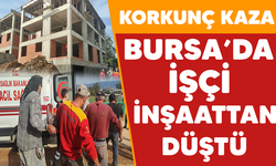 Bursa'da işçi inşaattan düştü