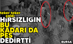 Bursa'da hırsızlığın bu kadarı da “pes” dedirtti! Teker teker çaldı