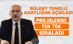 BÜLENT TEMELLİ ADAYLIĞINI AÇIKLADI! PROJELERİNİ TEK TEK SIRALADI