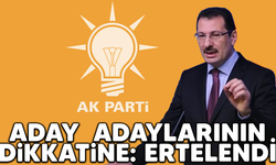 AK Parti'de yerel seçim hazırlıkları: Aday adaylarının dikkatine: Ertelendi