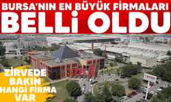 Bursa'nın en büyük firmaları açıklandı