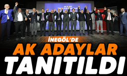 İnegöl'de AK adaylar tanıtıldı