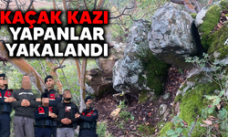 Kaçak kazı yapanlar yakalandı