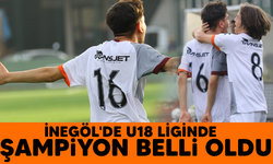 İNEGÖL'DE U18 LİGİNDE ŞAMPİYON BELLİ OLDU