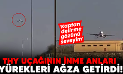 THY uçağının inme anları yürekleri ağza getirdi!