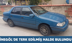 İnegöl'de terk edilmiş halde bulundu