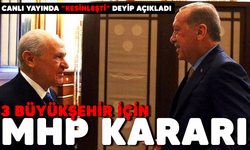 Canlı yayında "Kesinleşti" deyip açıkladı! Üç büyükşehir için MHP kararı!