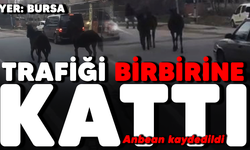 Bursa'da trafiği birbirine kattı! Anbean kaydedildi