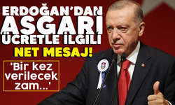 Erdoğan'dan asgari ücretle ilgili net mesaj! 'Bir kez verilecek zam...'