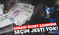 Asgari Ücret zammına seçim jesti yok!