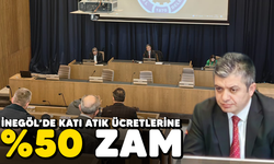 İnegöl'de katı atık ücretlerine %50 zam