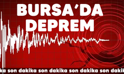 Bursa'da deprem