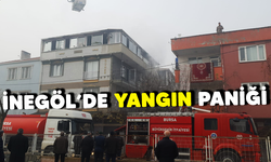 İnegöl'de yangın paniği