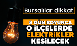 Bursa'da elektrik kesintisi olacak