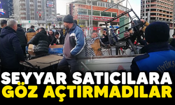 Bursa'da seyyar satıcılara göz açtırmadılar