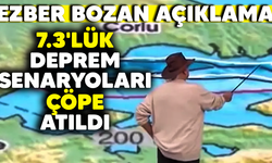 Ezber bozan açıklama! 7.3'lük deprem senaryoları çöpe atıldı