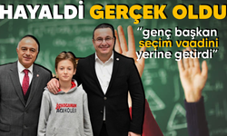 ’Mehmet Kanar’ı okula getireceğim’’  dedi.. Seçim vaadi gerçek oldu