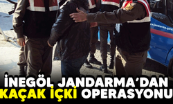 İnegöl Jandarma'dan kaçak içki operasyonu