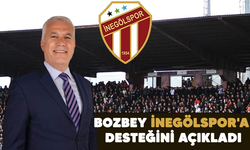 Bozbey İnegölspor'a desteğini açıkladı