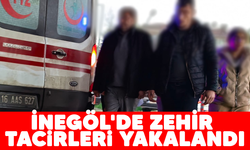 İnegöl'de zehir tacirleri yakalandı