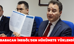 Babacan İnegöl'den hükümete yüklendi