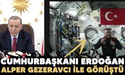 Cumhurbaşkanı Erdoğan, ilk Türk astronot Alper Gezeravcı ile görüştü