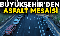 Asfalt mesaisi sürüyor