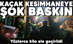 Bursa’da kaçak kesimhaneye şok baskın! Yüzlerce kilo ele geçirildi