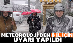 Meteoroloji'den 8 il için uyarı yapıldı! Bursa'ya kar yolda