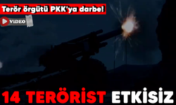 Terör örgütü PKK'ya darbe! 14 terörist etkisiz hale getirildi