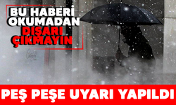 Bursalılar dikkat peş peşe uyarı yapıldı
