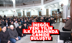 İnegöl yeni yılın ilk sabahında camide buluştu