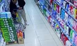 Maltepe’de deodorant hırsızlığı kamerada