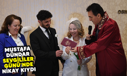Mustafa Dündar Sevgililer Günü'nde nikah kıydı