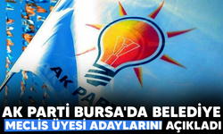 AK Parti Bursa'da Belediye Meclis Üyesi adaylarını açıkladı