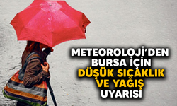 Meteoroloji'den Bursa için düşük sıcaklık ve yağış geçişi uyarısı yapıldı!