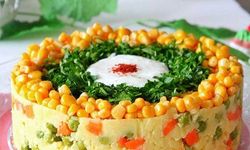 Garnitürlü Patates Salatası