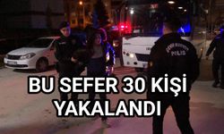 İnegöl'de 30 kaçak göçmen aynı apartmanda yakalandı