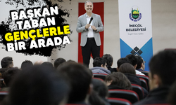 Başkan Taban gençlerle bir arada