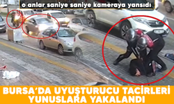 Bursa'da uyuşturucu tacirleri yunuslara yakalandı, o anlar saniye saniye kameraya yansıdı